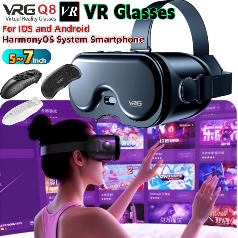 Original VRG Q8 VR Virtual Rea - Vr Headset Pc のレビューと価格