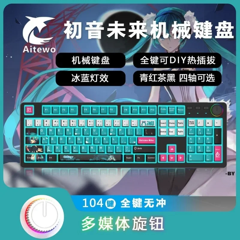 Hatsune Miku animation full ke - Custom Keycaps のレビューと価格