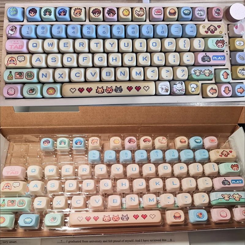 Stardew Valley 78 Keycaps Pixe - Custom Keycaps のレビューと価格