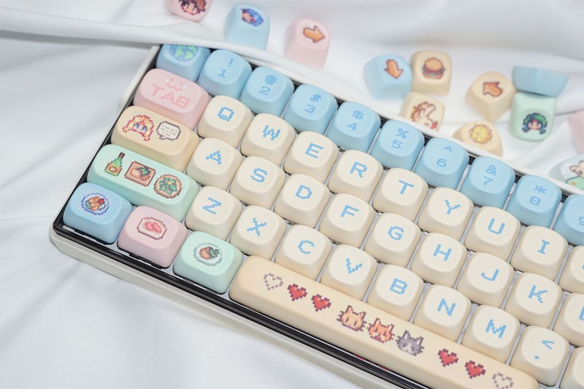 Stardew Valley 78 Keycaps Pixe - Custom Keycaps のレビューと価格