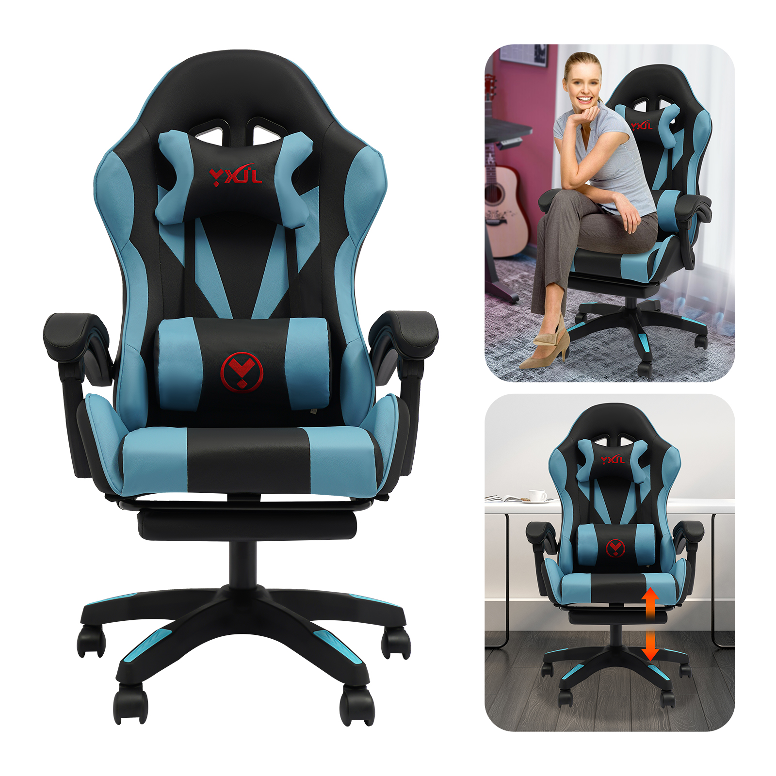 Ergonomic Racing Gaming Chair  - Gaming Speaker のレビューと価格