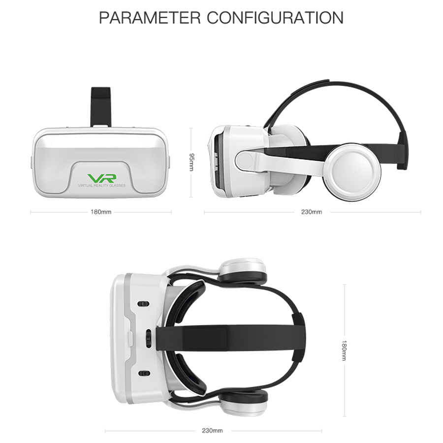 VR Shinecon 10.0 Helmet 3D Gla - Vr Headset Pc のレビューと価格