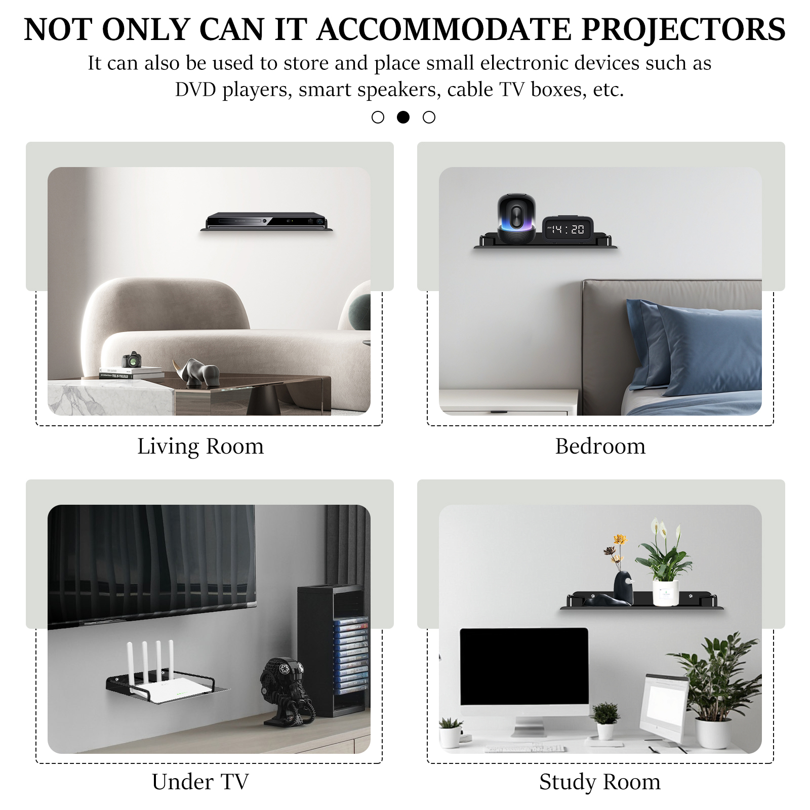 Wall Mount Shelf Bracket  Floa - Gaming Speaker のレビューと価格