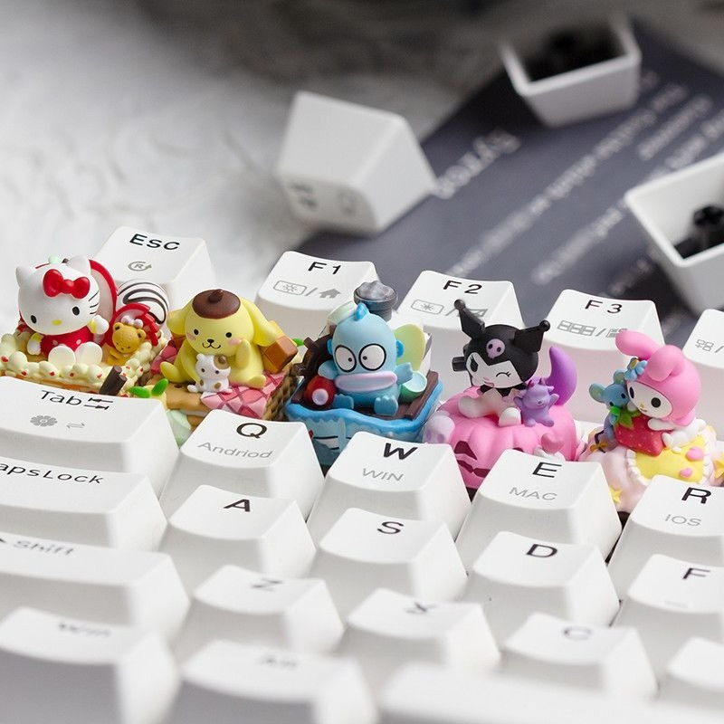 【GIFT】HelloKittys Keycaps Resi - Custom Keycaps のレビューと価格