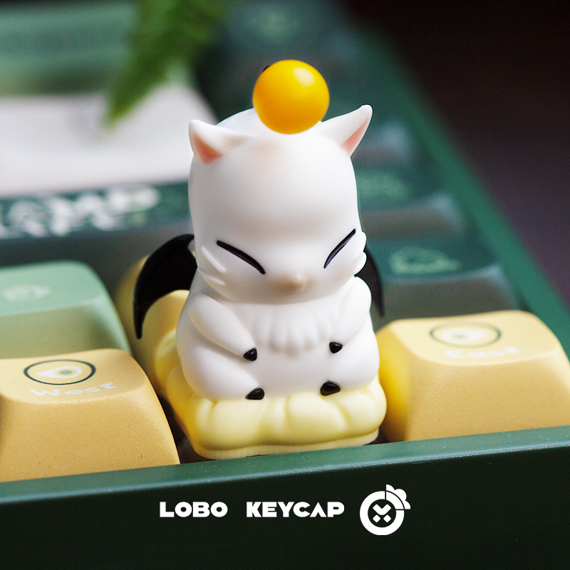 Final Fantasy Moogle Personali - Custom Keycaps のレビューと価格