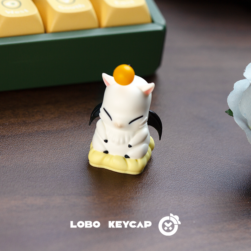 Final Fantasy Moogle Personali - Custom Keycaps のレビューと価格