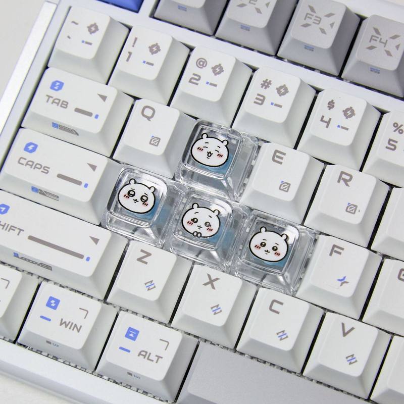 Chiikawa 4 Pcs Handmade Transp - Custom Keycaps のレビューと価格