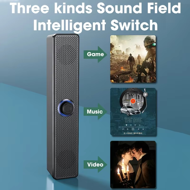 4D Surround Soundbar Bluetooth - Gaming Speaker のレビューと価格