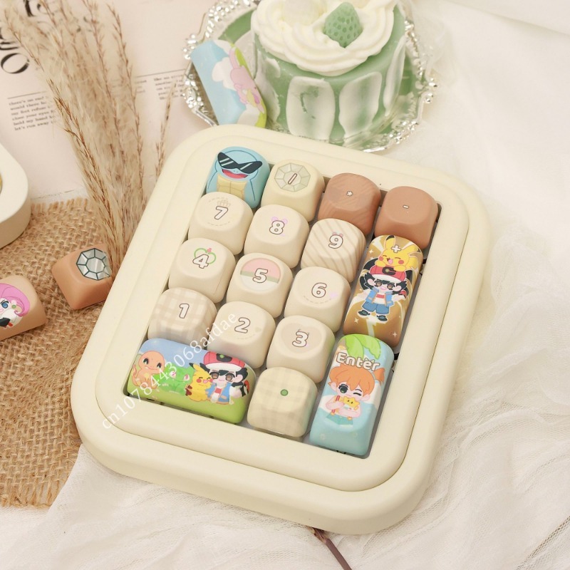 Anime Pokemon Keycaps MOA Heig - Custom Keycaps のレビューと価格