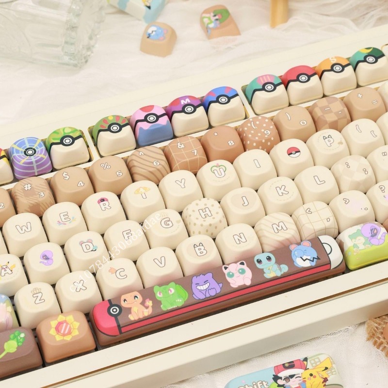 Anime Pokemon Keycaps MOA Heig - Custom Keycaps のレビューと価格
