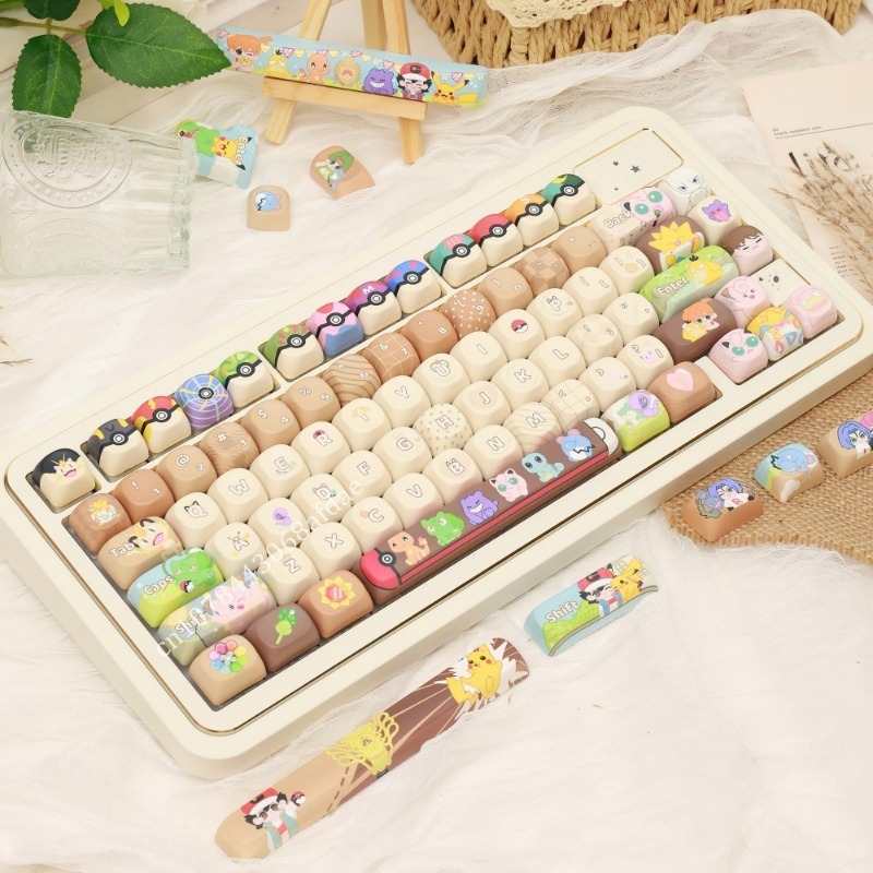 Anime Pokemon Keycaps MOA Heig - Custom Keycaps のレビューと価格