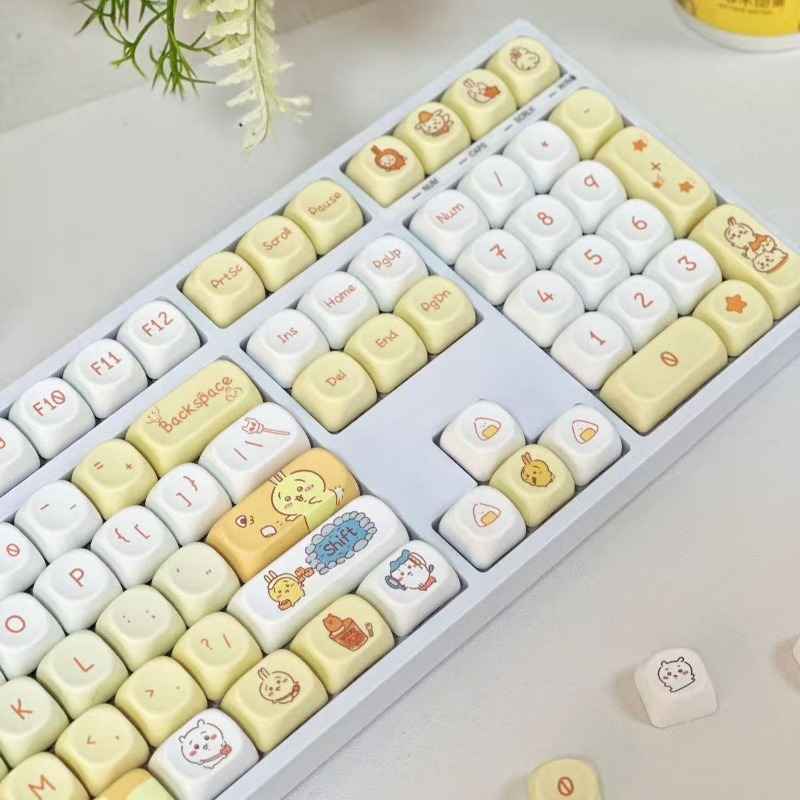 Anime Cartoon Kawaii Chiikawa  - Custom Keycaps のレビューと価格