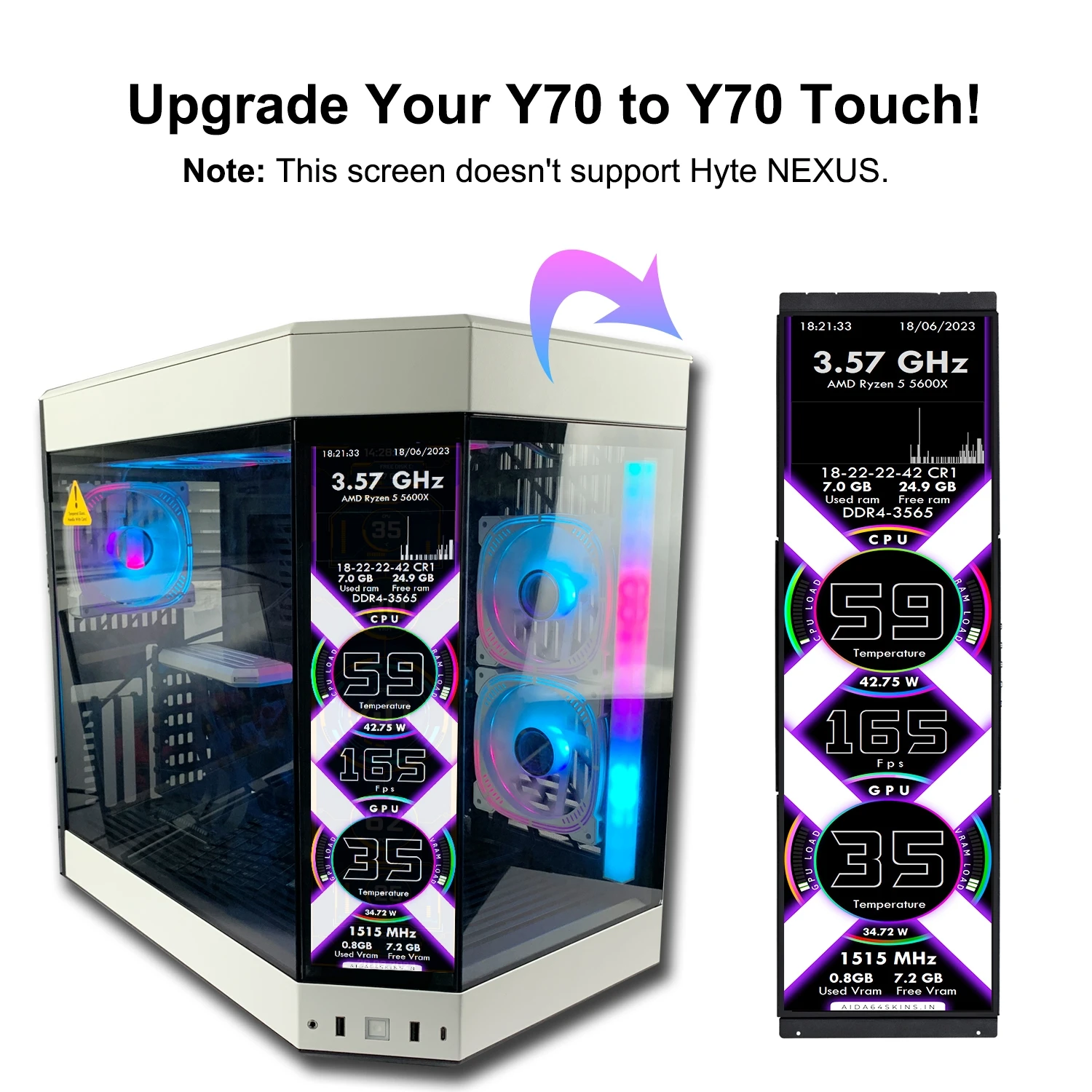 Wisecoco 12.6/14.5 Inch 2K IPS - Pc Gaming Y70 のレビューと価格