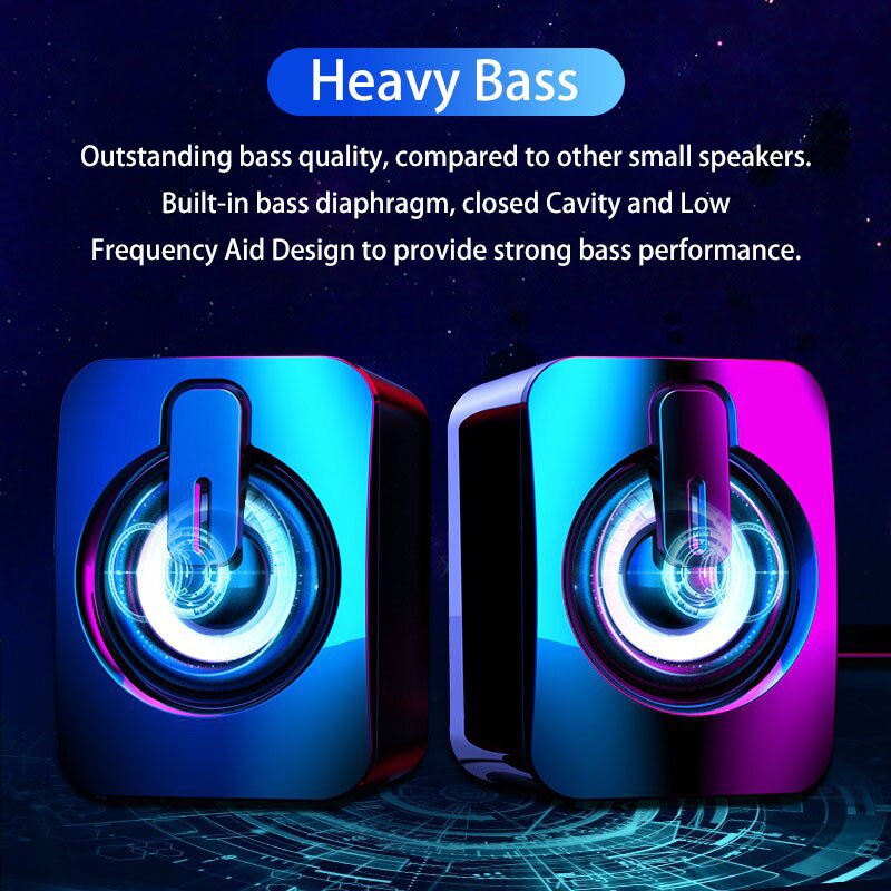 Mini Computer Speakers Volume  - Gaming Speaker のレビューと価格